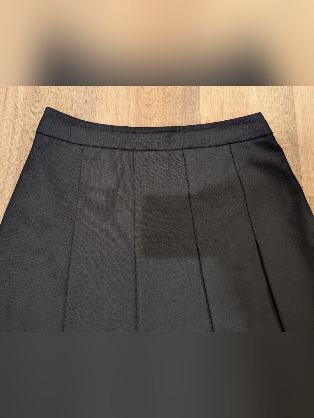 Kate Spade New York Skirt the Rules Black Pleated Wool Skirt - Picture 3 of 7